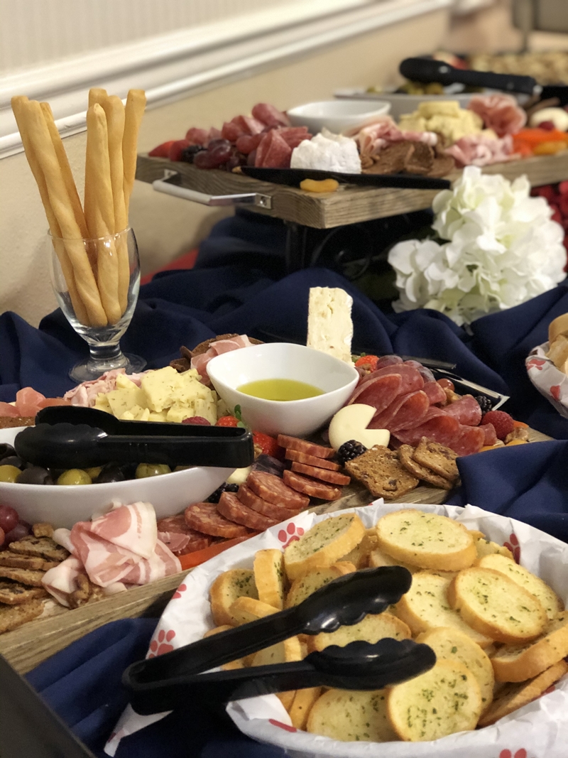 Charcuterie display with assorted Fresno State products img